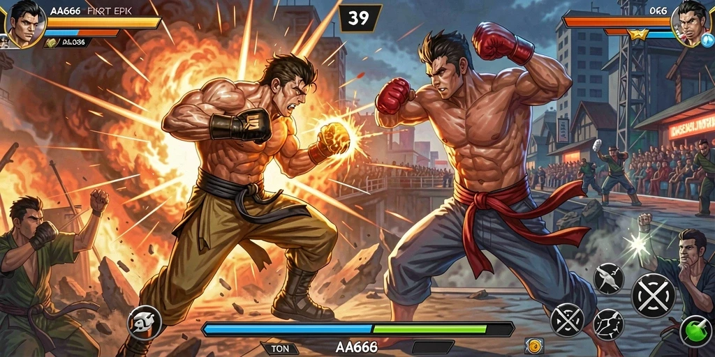 Gameplay seru dengan pertarungan epik dan karakter menarik.