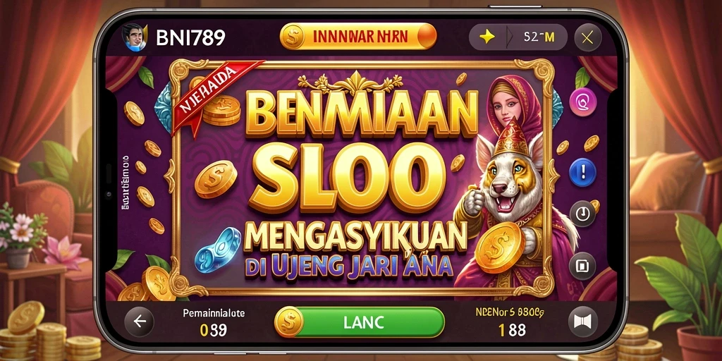Tampilan gameplay menarik dari BNI789 yang menunjukkan fitur slot.