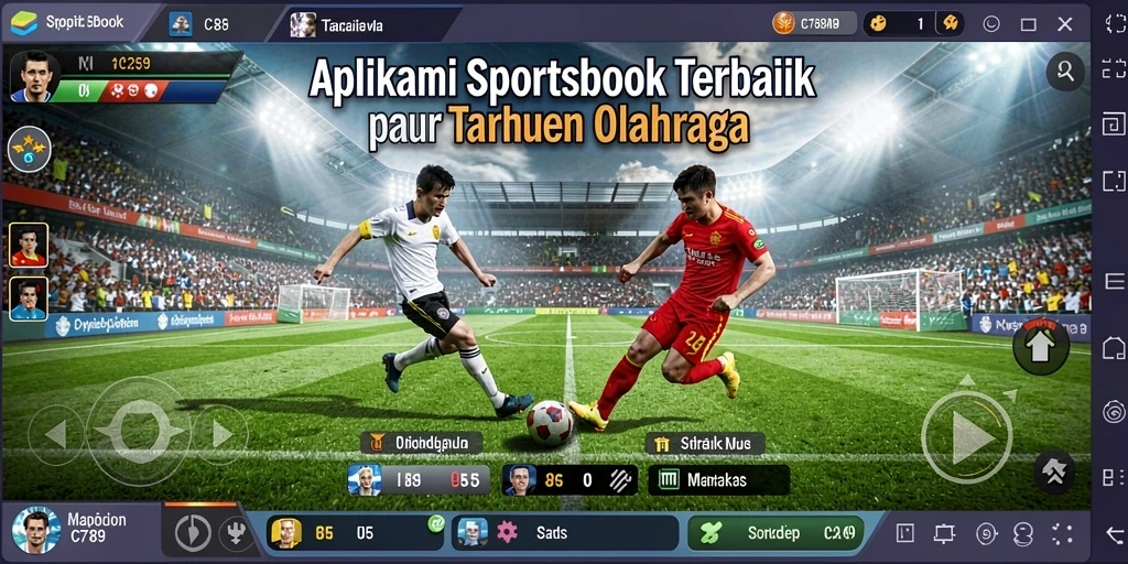 Screenshot utama C789 menunjukkan tampilan menarik dari fitur taruhan olahraga.