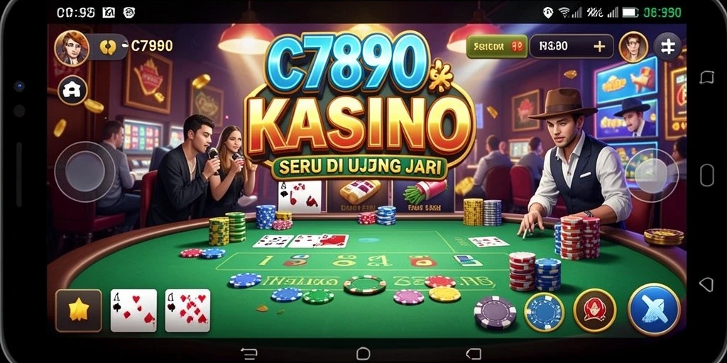 Screenshot C7890 menampilkan gameplay Kasino yang seru dan mengasyikkan.