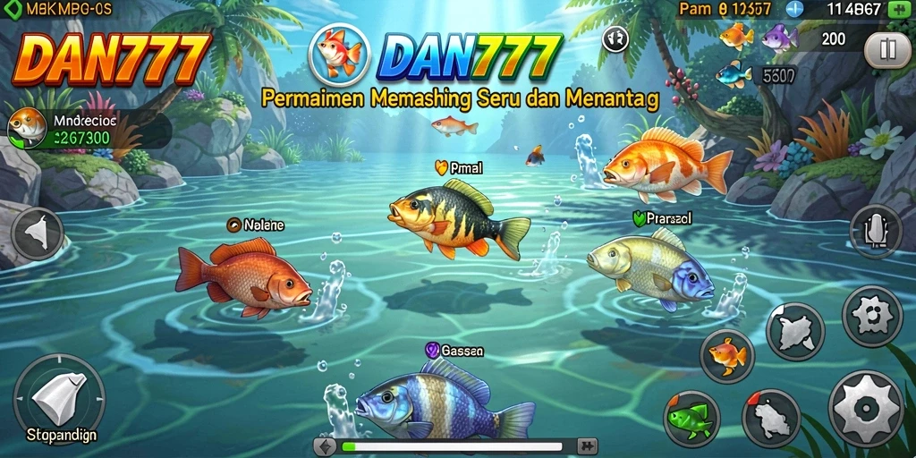 Tangkapan ikan yang beragam dan gameplay yang realistis di DAN777.