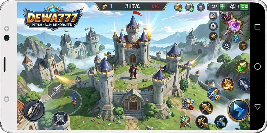 Gameplay menara pertahanan yang seru dan penuh strategi di DEWA777.