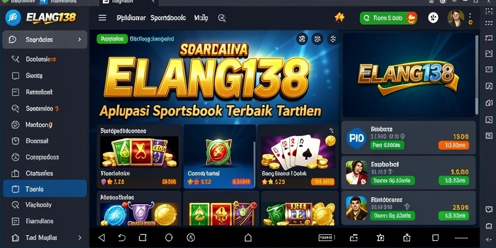 Tampilan ELANG138 menampilkan berbagai event taruhan olahraga secara langsung.