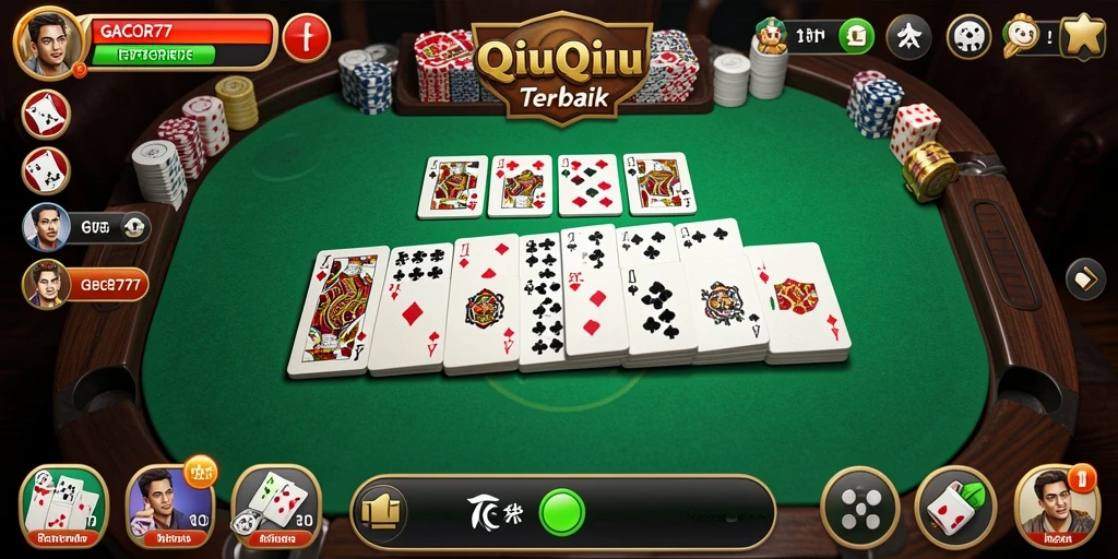 Tampilan menarik dari gameplay GACOR77 QiuQiu.