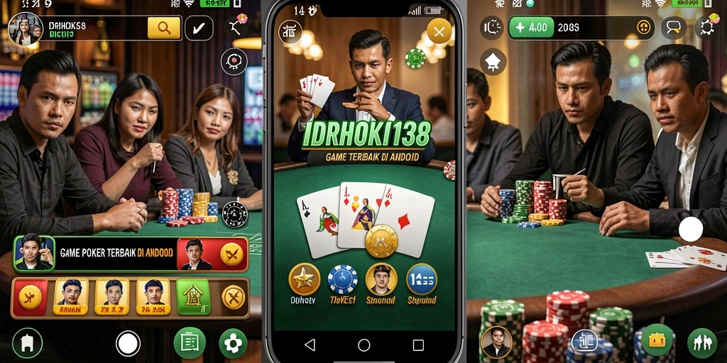 Tampilan gameplay poker yang menarik di IDRHOKI138.