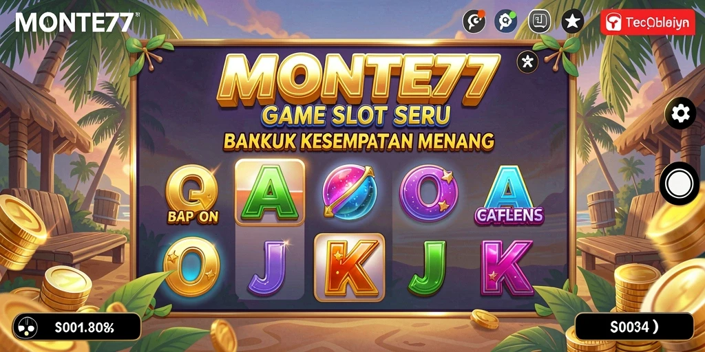 Tampilan menarik dari gameplay MONTE77 yang seru dan mengasyikkan.