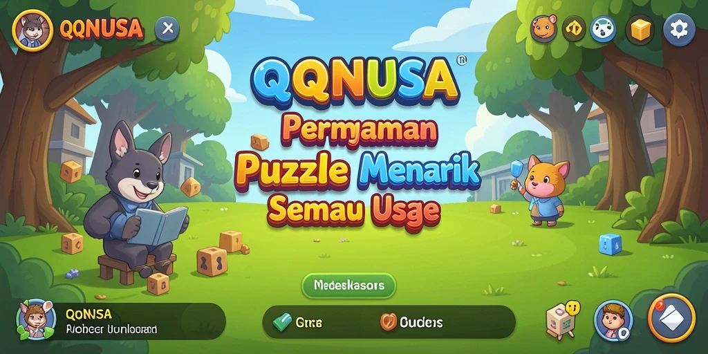 Tampilan gameplay seru dalam QQNUSA yang menggugah semangat.