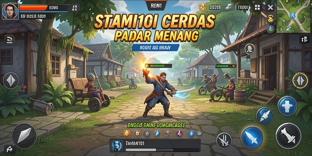 Tangkapan layar menunjukkan strategi seru dalam REMI101 saat melawan lawan.