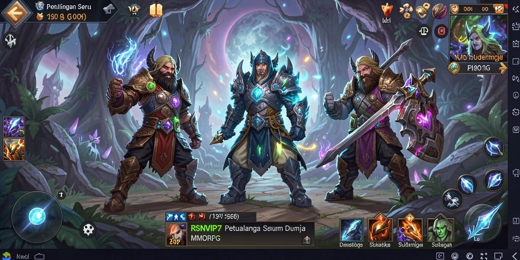 Tampilan menarik dari gameplay RSNVIP7 dalam petualangan MMORPG.