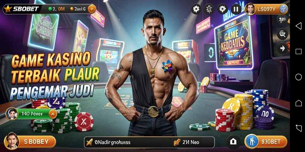 Screenshot menunjukkan antarmuka permainan Kasino SBOBET yang menarik.