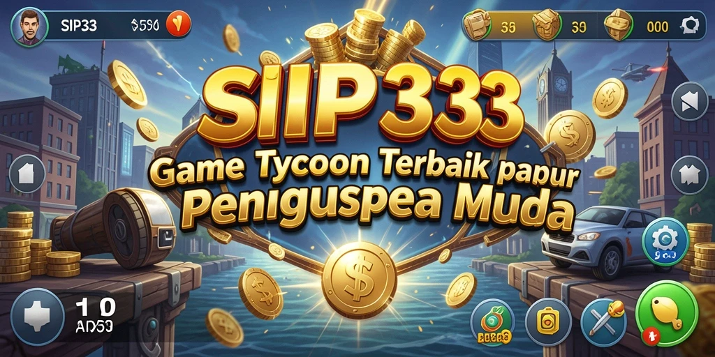 Tampilan gameplay SIP33 dengan fitur manajemen bisnis yang menarik.
