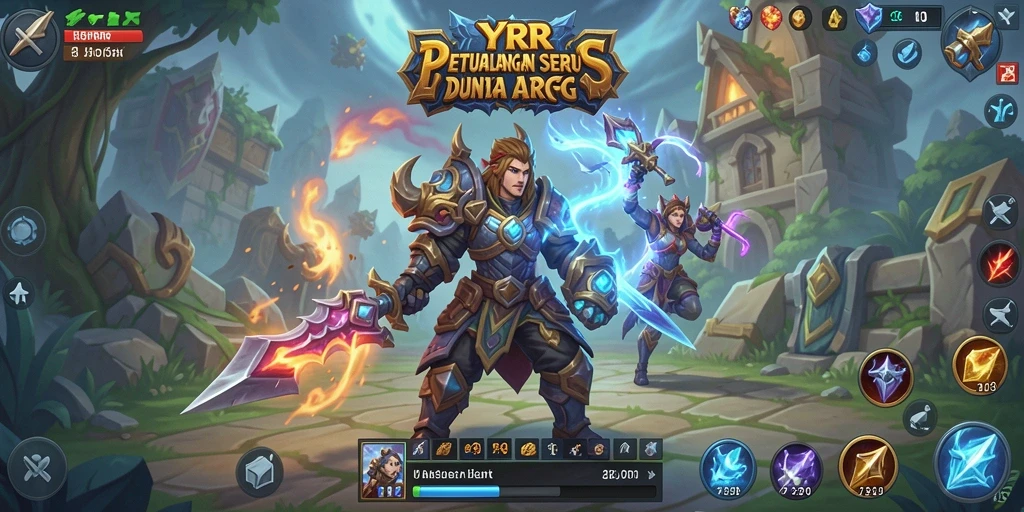 Gameplay YYRR yang memukau dan penuh aksi.